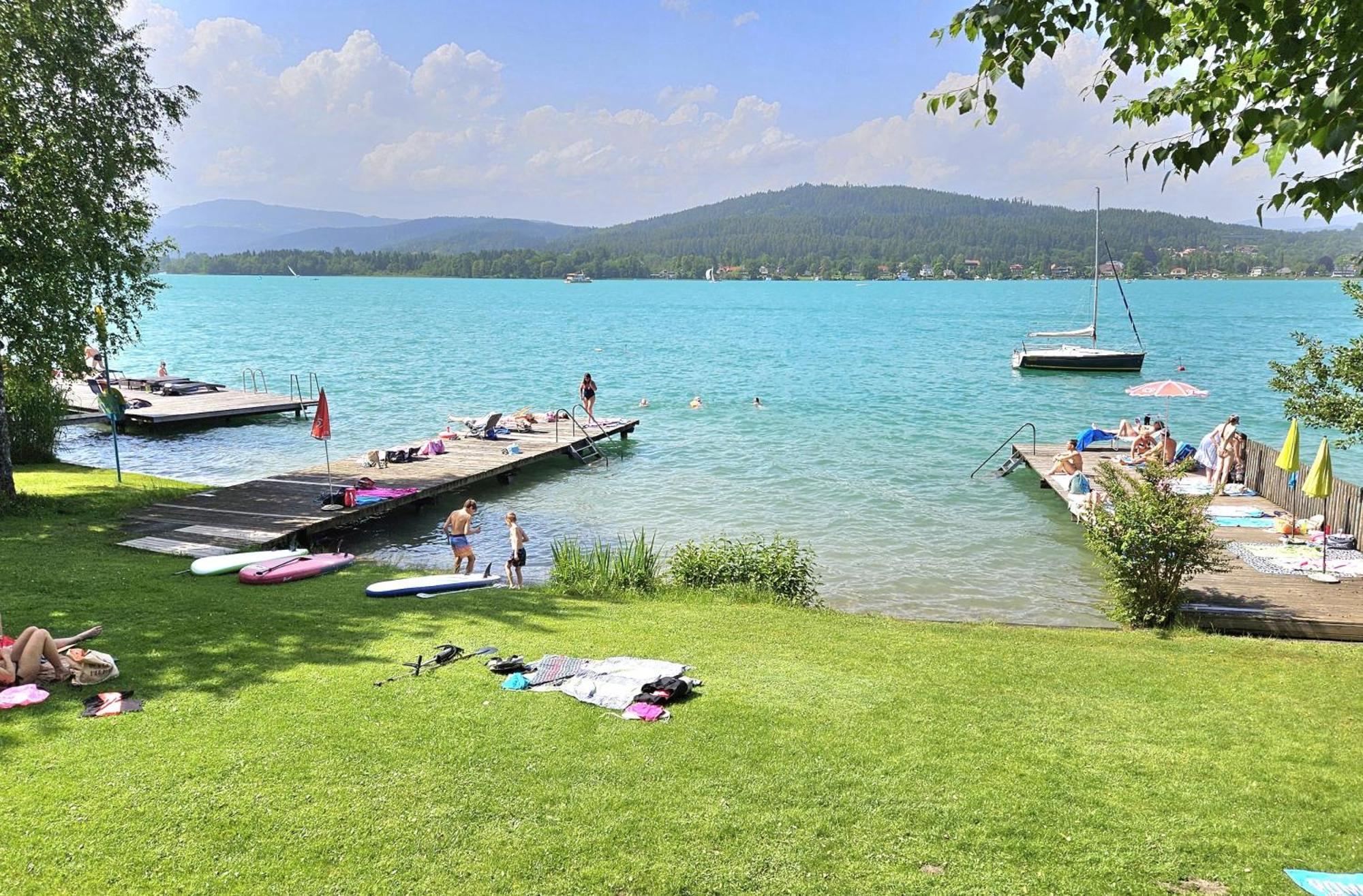 "Casa Antonio" 3 Gehminuten Strandbad Sekirn, Inkl Seezugang מראה חיצוני תמונה