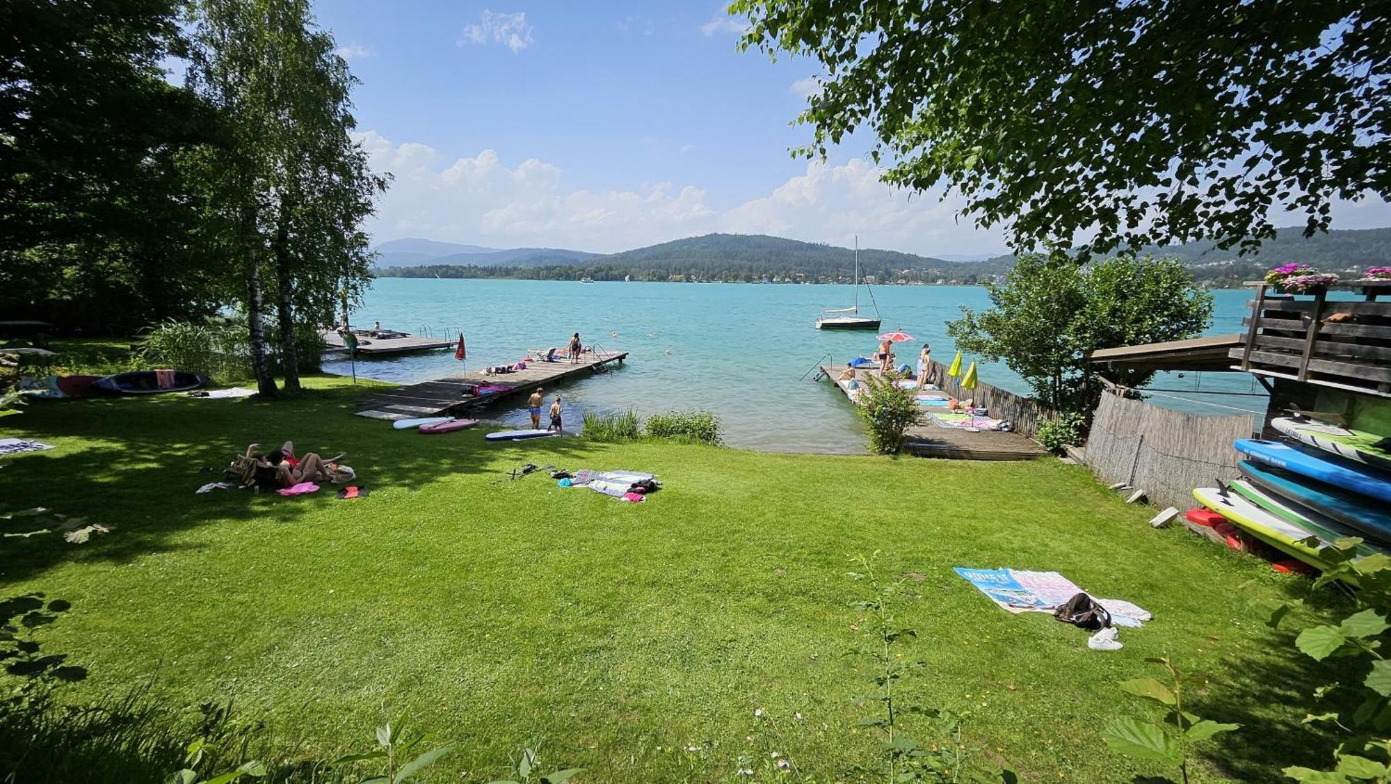 "Casa Antonio" 3 Gehminuten Strandbad Sekirn, Inkl Seezugang מראה חיצוני תמונה